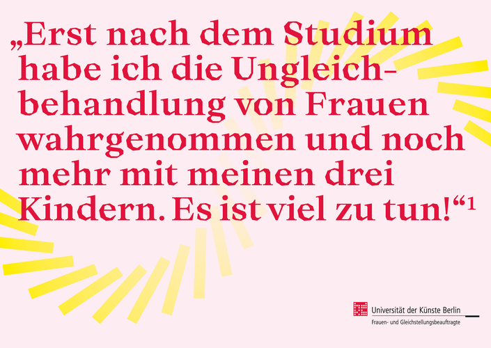 „Erst nach dem Studium habe ich die Ungleichbehandlung von Frauen wahrgenommen und noch mehr mit meinen drei Kindern. Es ist viel zu tun!“