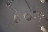 Detail of the installation &quot;Pluvial&quot; by Kerstin Ergenzinger